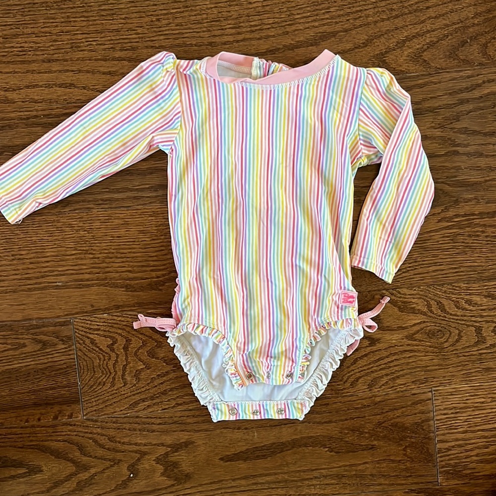 Ruffle butts one piece toddlers swim suit